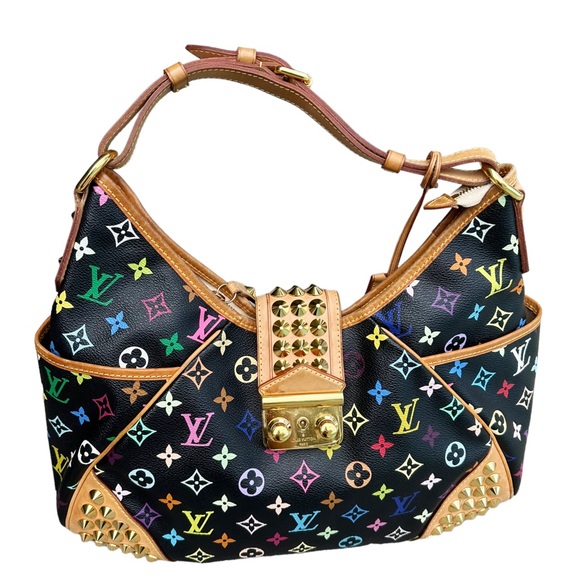 Louis Vuitton Chrissie MM in Noir Black Multicolor Limited Edition M40310 - Picture 9 of 14